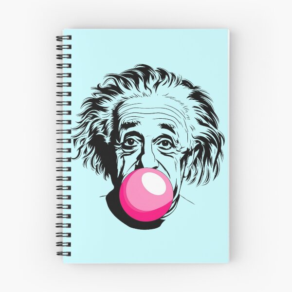 Item preview, Albert Einstein chews a pink bubble gum designed and sold by NiRia Spot.