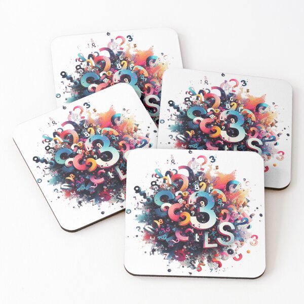Item preview, Abstract Lucky number and 3d letters designed and sold by WorlDigitalArts.