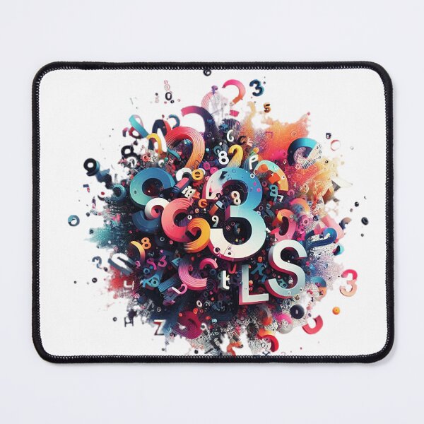 Item preview, Abstract Lucky number and 3d letters designed and sold by WorlDigitalArts.