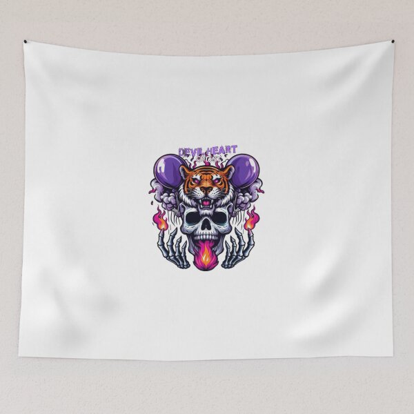 Item preview, Tiger Skull Purple designed and sold by LEONARD JACKSON.