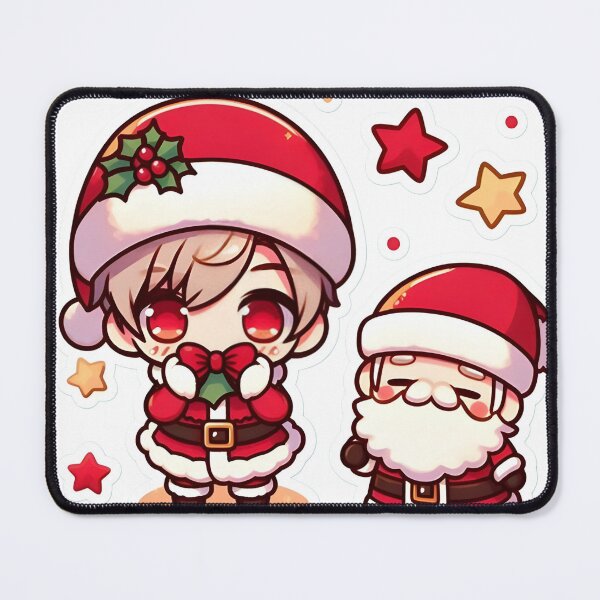 Item preview, Xmas Kawaii Chibi Santa designed and sold by StickyGuys.
