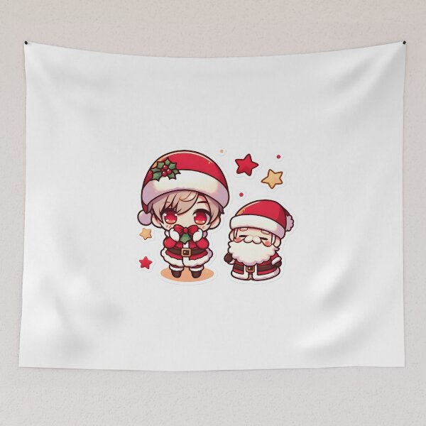 Item preview, Xmas Kawaii Chibi Santa designed and sold by StickyGuys.