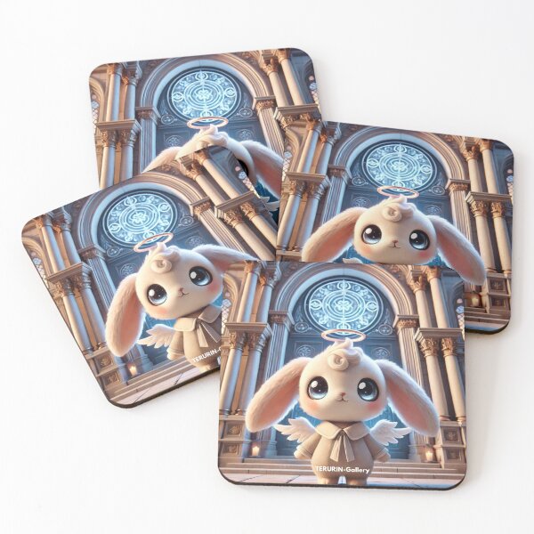 Item preview, Guardian Angel of the Magical Library: White Bunny "Raphael" designed and sold by TERURIN-Gallery.