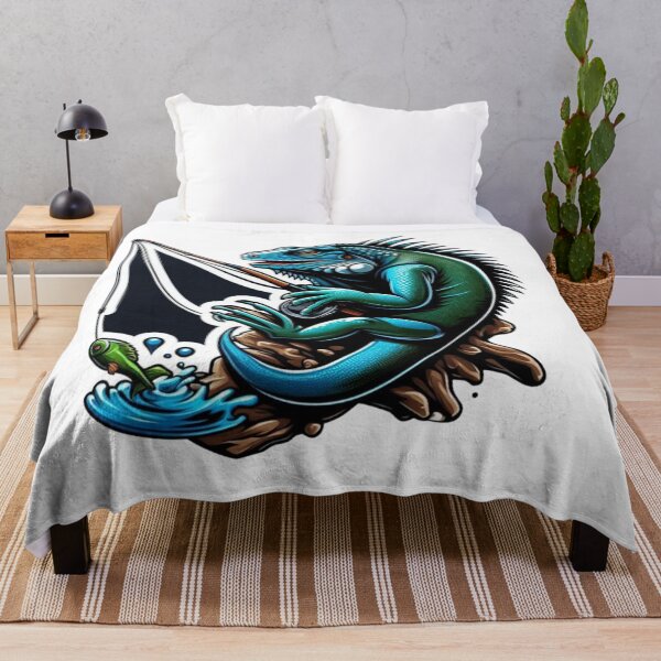 Item preview,  A Fishing İguana designed and sold by Aqmean.