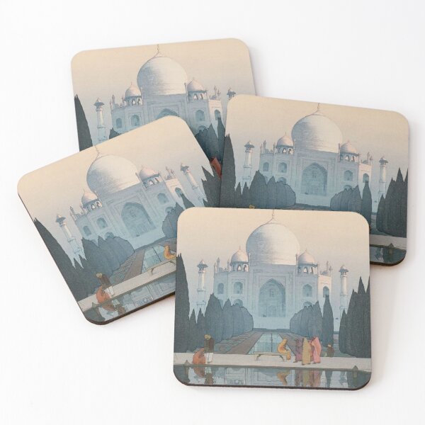 Item preview, Morning Mist in Taj Mahal by Yoshida Hiroshi designed and sold by Takeda-art.