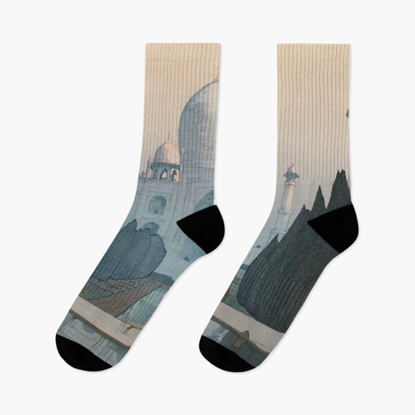 Item preview, Morning Mist in Taj Mahal by Yoshida Hiroshi designed and sold by Takeda-art.