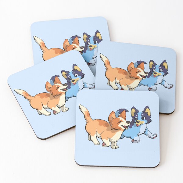 Item preview, Dogs playing  designed and sold by SeabirdCreates.