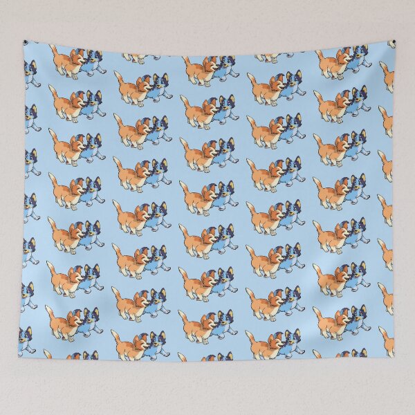 Item preview, Dogs playing  designed and sold by SeabirdCreates.