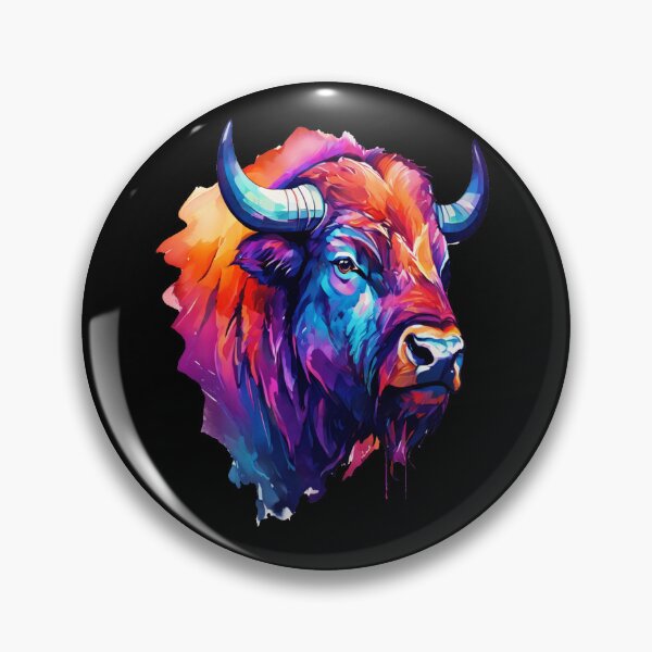 Item preview, Painted Watercolor Wild Bison designed and sold by BirdsnStuff.