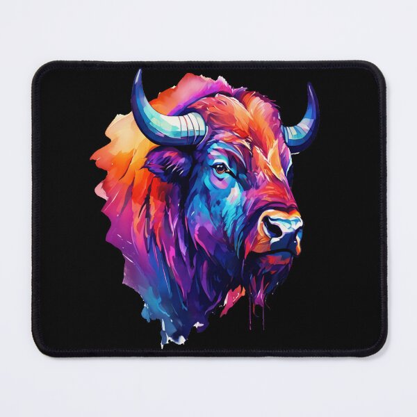 Item preview, Painted Watercolor Wild Bison designed and sold by BirdsnStuff.