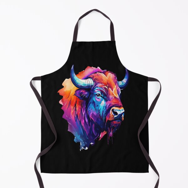 Item preview, Painted Watercolor Wild Bison designed and sold by BirdsnStuff.