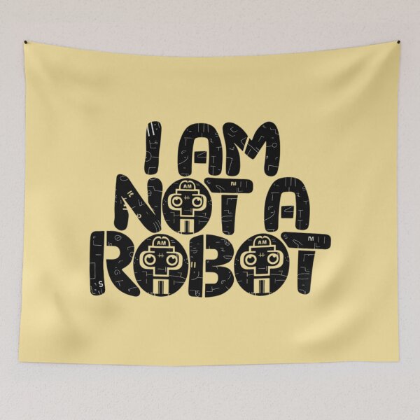 Item preview, I am not a robot designed and sold by 123ks.