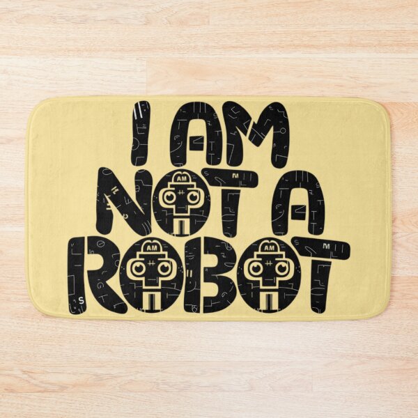 Item preview, I am not a robot designed and sold by 123ks.
