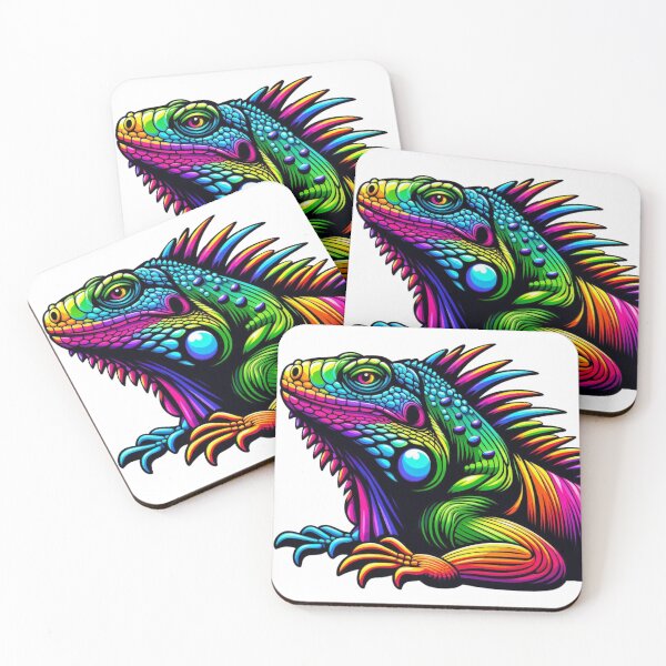 Item preview, Psychedelic Iguana designed and sold by Aqmean.