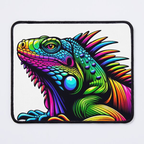 Item preview, Psychedelic Iguana designed and sold by Aqmean.