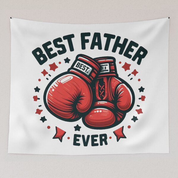 Item preview, Best Father Ever, Boxing Gloves designed and sold by deniz kaya.