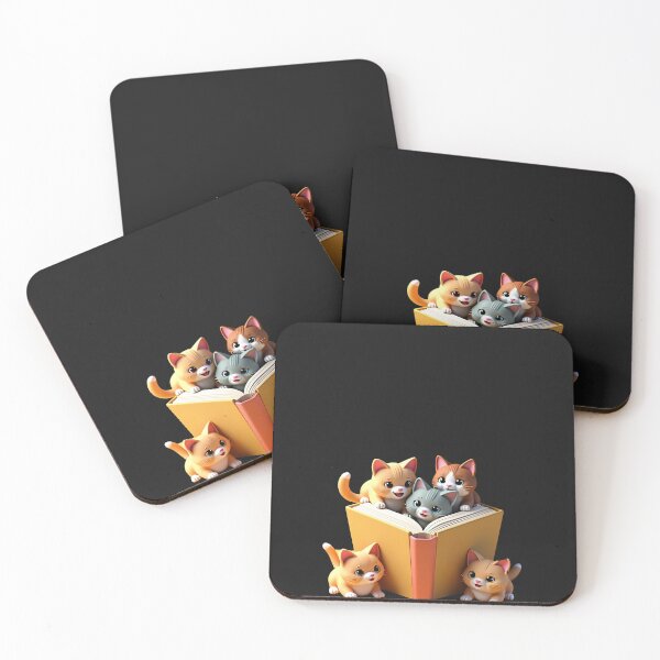 Item preview, Curious Kittens Reading Adventure designed and sold by eliteandhonor.