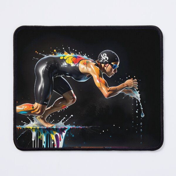 Item preview, Competitive Swimmer - Diving In designed and sold by Bright-Moonrise.