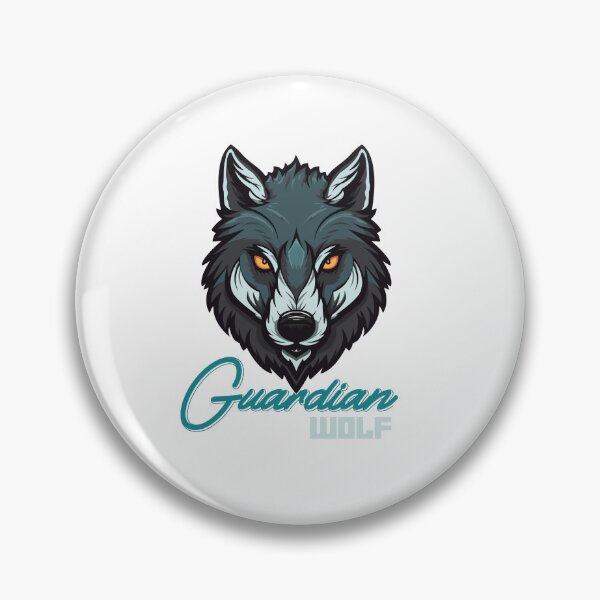 Item preview, Guardian Wolf - Gray wolf Design designed and sold by Teehiv.