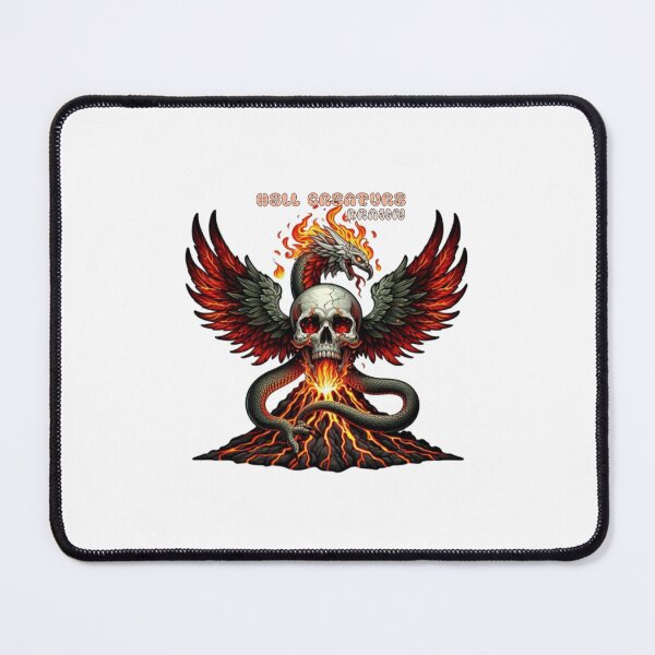 Item preview, volcano fire and skull designed and sold by KAREY HEIN.