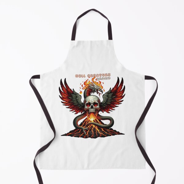 Item preview, volcano fire and skull designed and sold by KAREY HEIN.