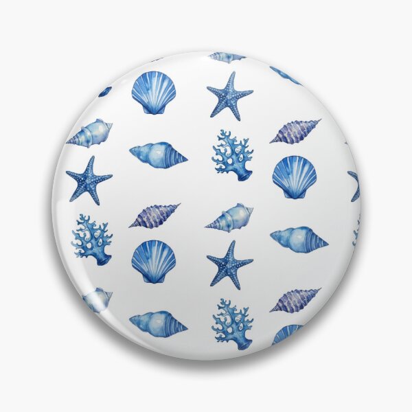 Item preview, Coastal Sea Shells Treasure Ocean Watercolor Seashells Pack designed and sold by SOUFIANE1991.
