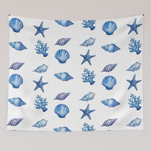 Item preview, Coastal Sea Shells Treasure Ocean Watercolor Seashells Pack designed and sold by SOUFIANE1991.