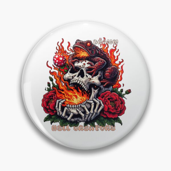 Artikelvorschau, Frog volcano fire and Skull entworfen und verkauft von KAREY HEIN.