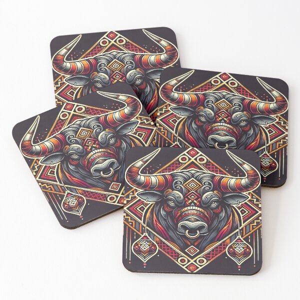 Item preview, Tribal Bull: Strength and Tradition designed and sold by FAONIM.