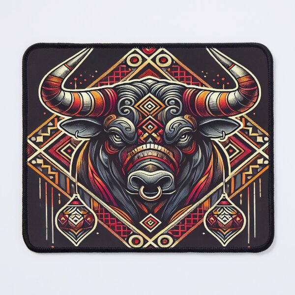 Item preview, Tribal Bull: Strength and Tradition designed and sold by FAONIM.