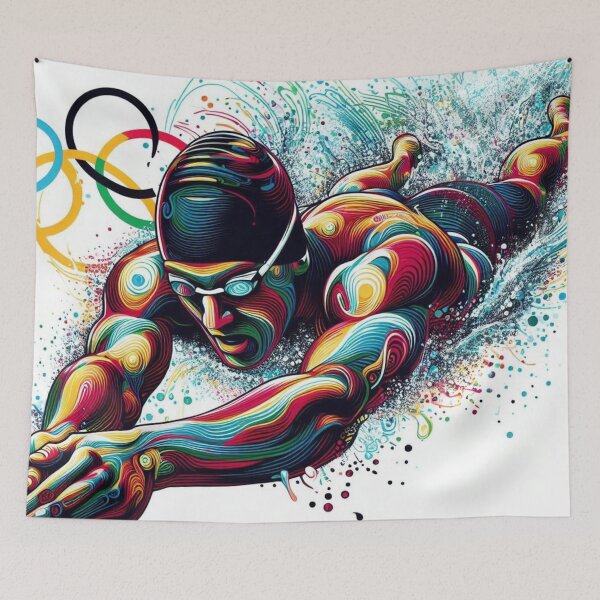 Item preview, Competitive Swimmer  designed and sold by Bright-Moonrise.