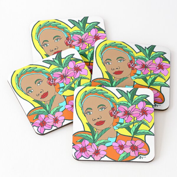 Item preview, Pink Floral Portrait designed and sold by antoniettakatoh.