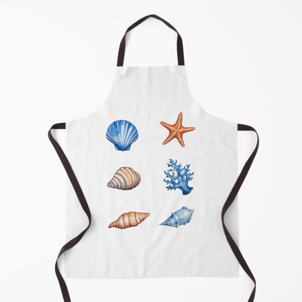 Item preview, Coastal Sea Shells Treasure Ocean Watercolor Seashells Pack designed and sold by SOUFIANE1991.