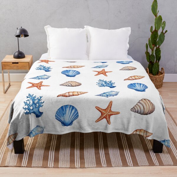 Item preview, Coastal Sea Shells Treasure Ocean Watercolor Seashells Pack designed and sold by SOUFIANE1991.