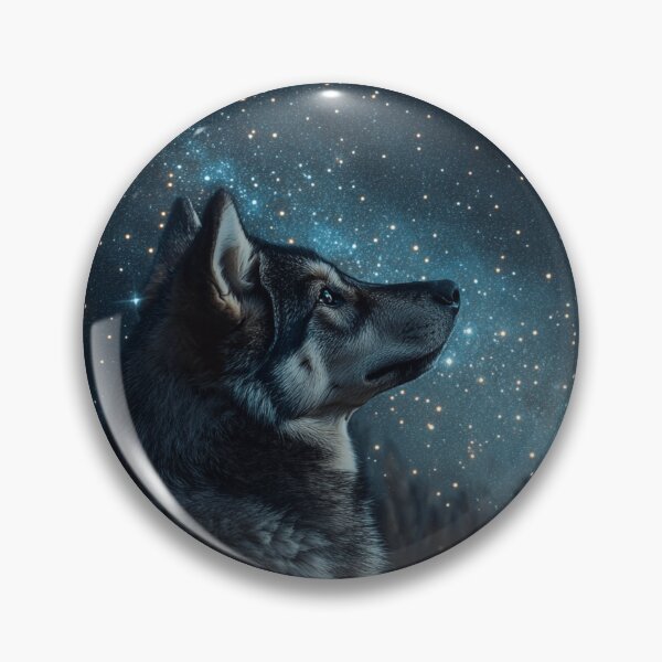 Item preview, Tamaskan Under Starry Sky designed and sold by Nocturne  Paws.
