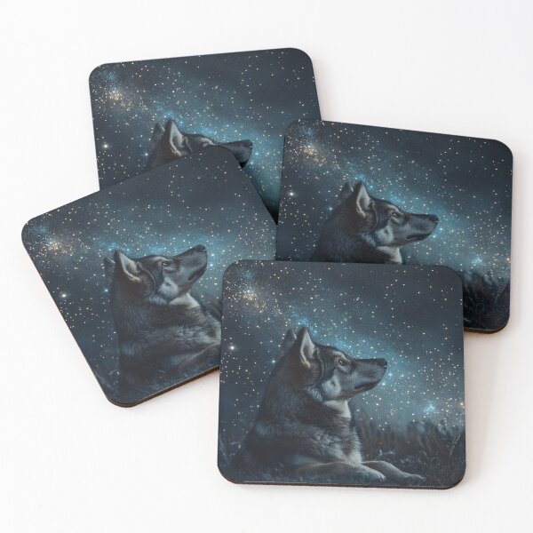 Item preview, Tamaskan Under Starry Sky designed and sold by Nocturne  Paws.