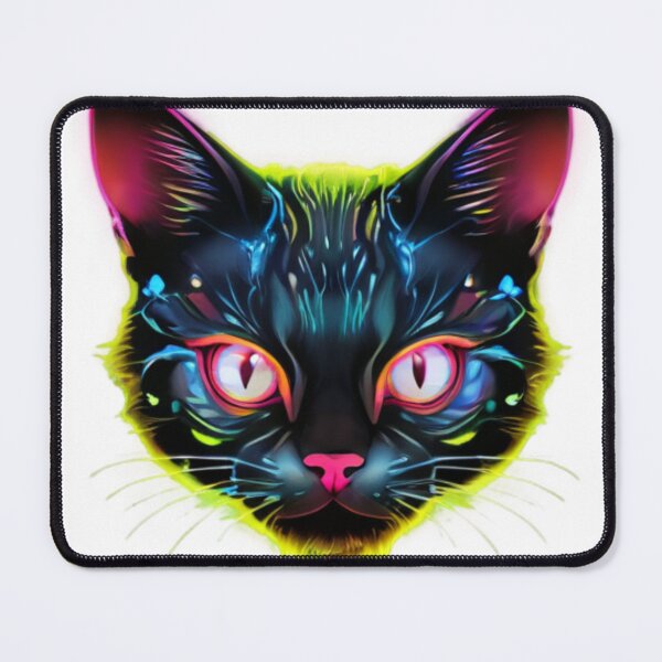 Item preview, Cyberpunk Black Cat Neon designed and sold by Baldazar.