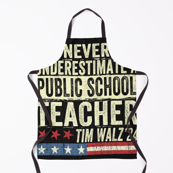 Item preview, Never Underestimate A Public School Teacher Harris Walz 2024 designed and sold by PrettyInk.