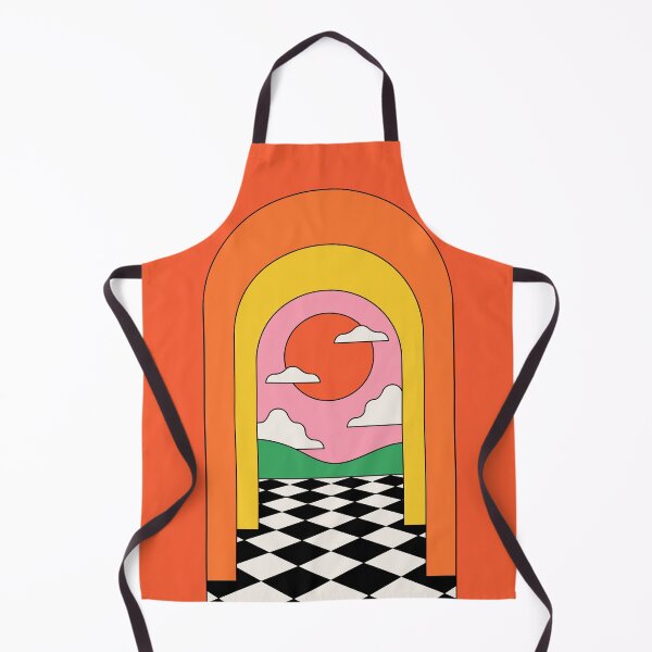Item preview, Heavens Gate 70s Retro Vintage Cute Genz Illustration designed and sold by Gabor Estefan.