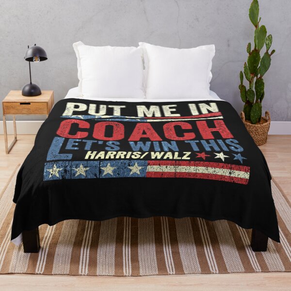 Item preview, Put Me In Coach Let's Win This Harris Walz 2024 designed and sold by PrettyInk.