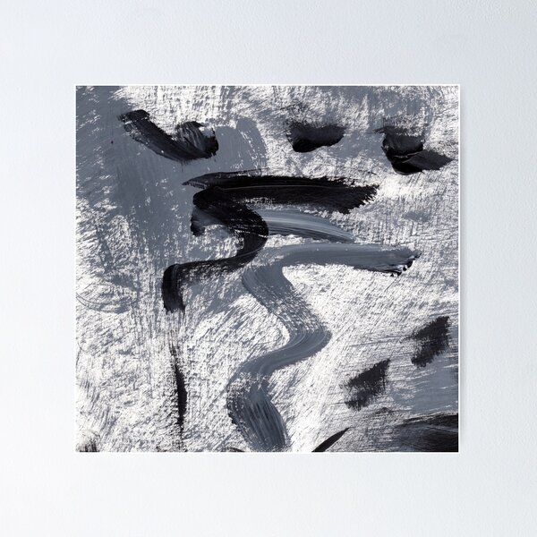 Item preview, Black and White Abstract 3 designed and sold by Billie Blue.