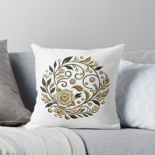 Item preview, Embroidered Floral, Flower designed and sold by deniz kaya.