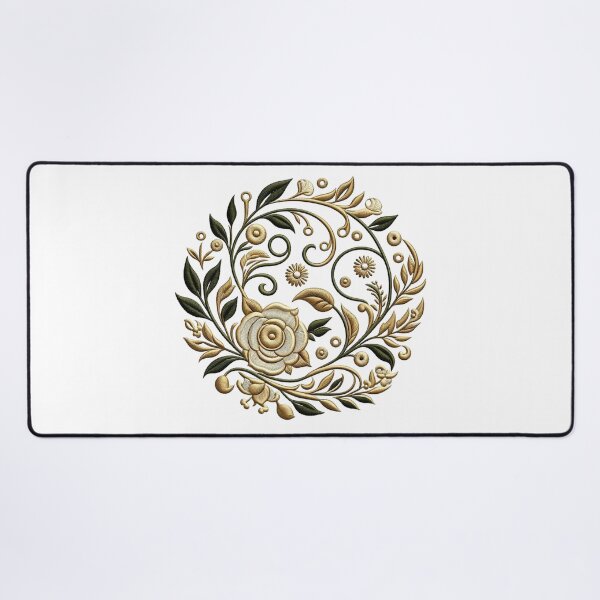 Item preview, Embroidered Floral, Flower designed and sold by deniz kaya.