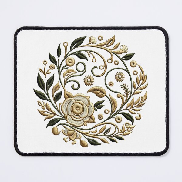 Item preview, Embroidered Floral, Flower designed and sold by deniz kaya.