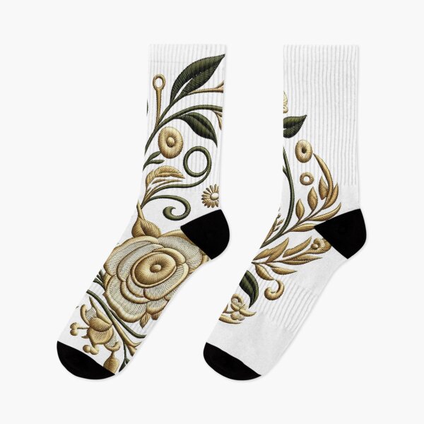Item preview, Embroidered Floral, Flower designed and sold by deniz kaya.
