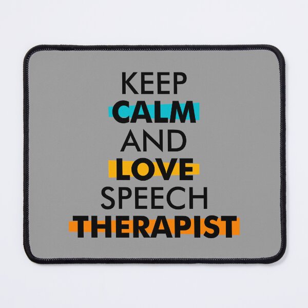 Item preview, "Keep Calm and Love Speech Therapist - Speech Therapy SLP Gifts & Appreciation" designed and sold by artworkathome.