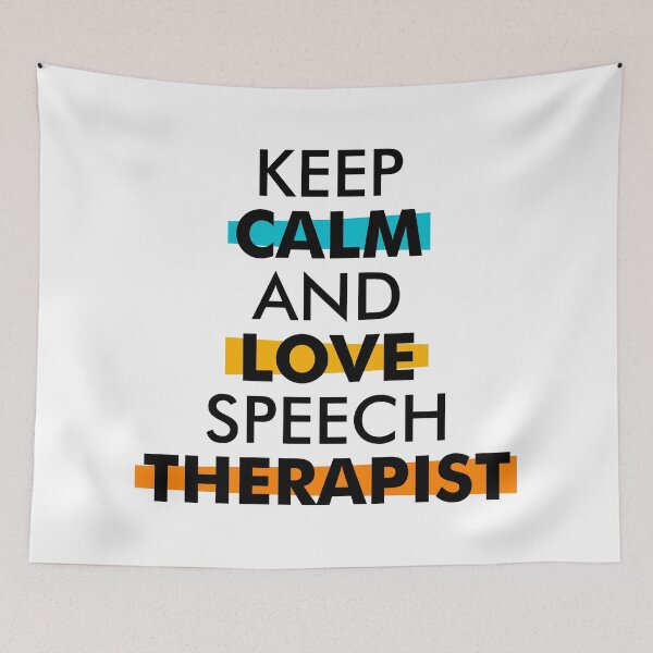 Item preview, "Keep Calm and Love Speech Therapist - Speech Therapy SLP Gifts & Appreciation" designed and sold by artworkathome.
