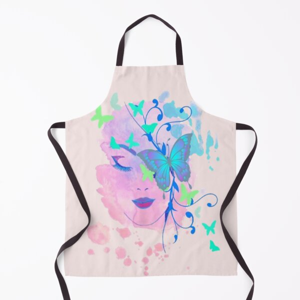 Item preview, Abstract Butterfly Lady, trippy graphic psychedelic arte abstracto designed and sold by Adri Barnard.