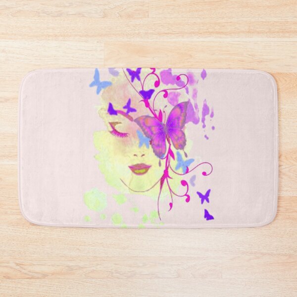 Item preview, Abstract Butterfly Lady 2, trippy graphic psychedelic arte abstracto designed and sold by Adri Barnard.