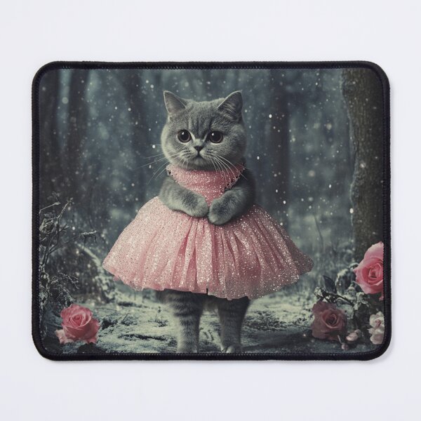 Item preview, Dolly British Shorthair Cat In Winter Forest designed and sold by Nocturne Paws.
